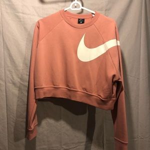 Nike crop top sweatshirt